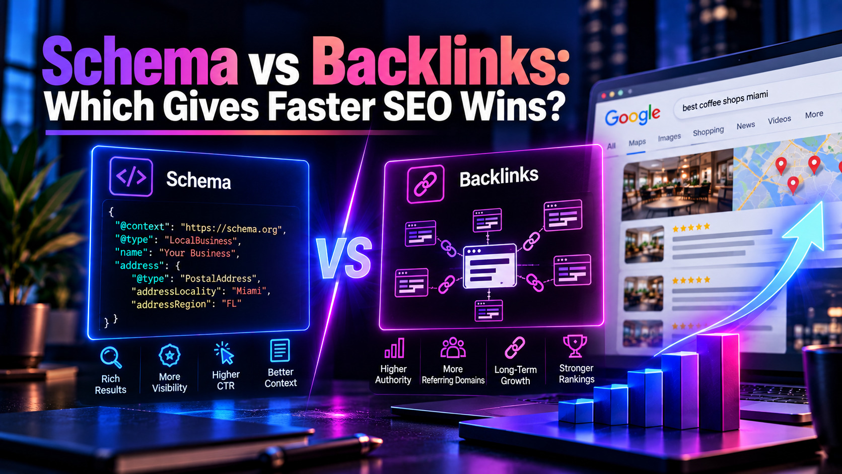 Schema vs Backlinks Which Gives Faster SEO Wins